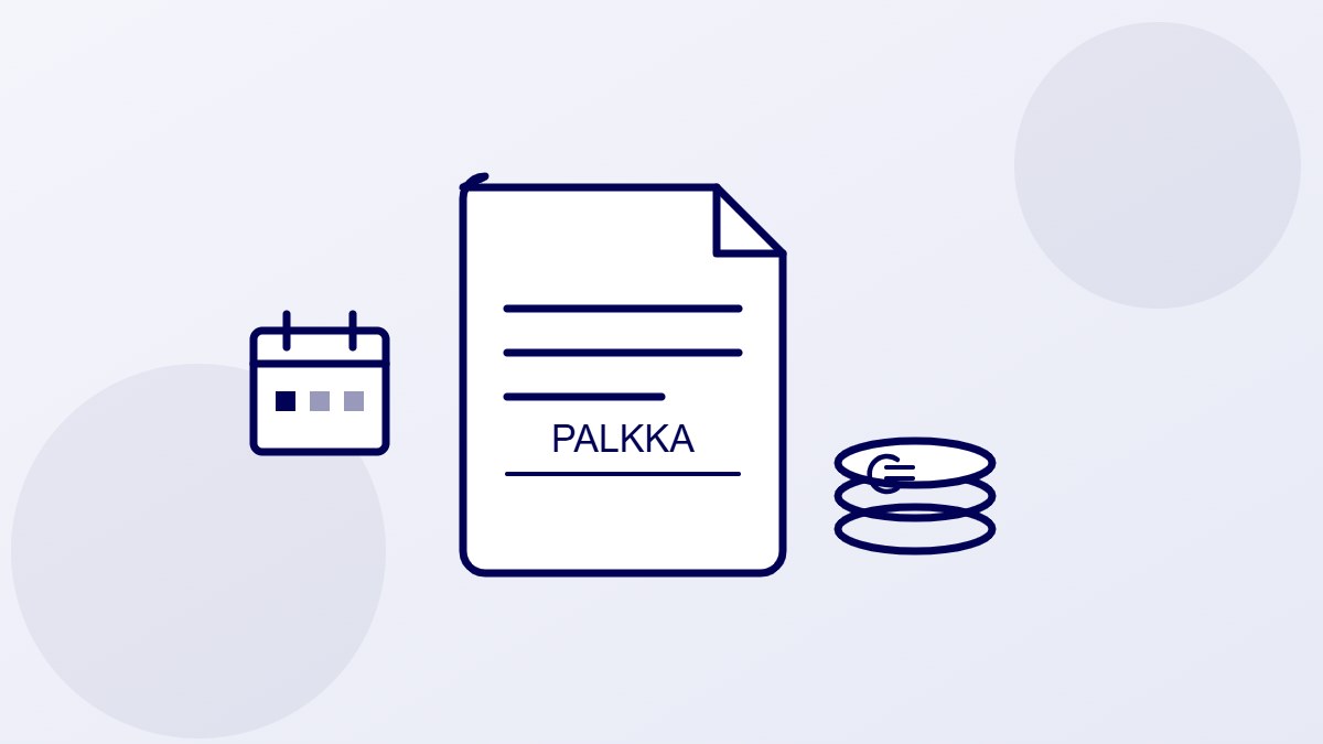 Palkanlaskija käyttää laskinta työntekijöiden palkkatietojen käsittelyssä